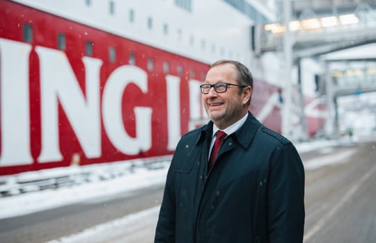 Harri Tamminen, Vice President, Director of Freight at Viking Line.